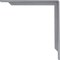 Ekena Millwork Stockport Steel Bracket, Hammered Light Blue 2"W x 16"D x 16"H BKTM02X16X16STHLB - alternate 3